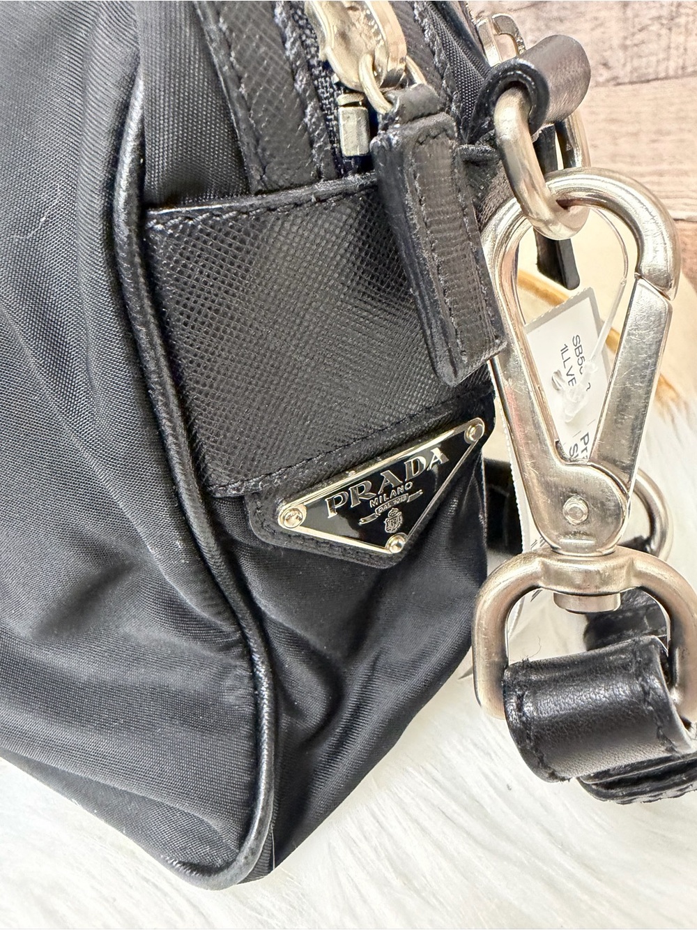 Prada Black Nylon Tessuto Shoulder Bag OS - Picture 4 of 9